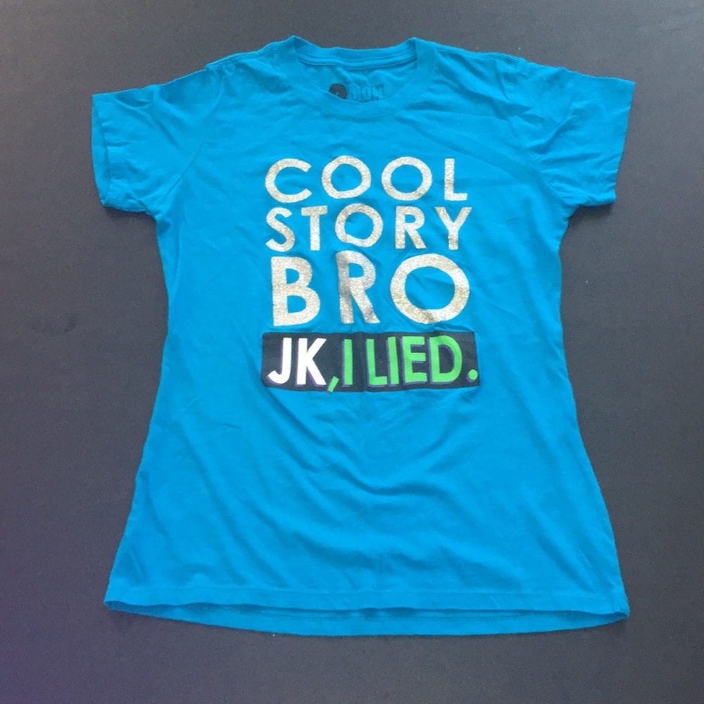 2 Monkeys Blue Graphic Tee